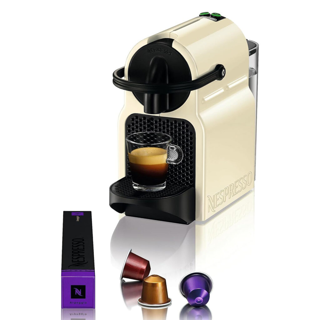 Nespresso De'Longhi Inissia EN80.CW - Cafetera monodosis de cápsulas Nespresso
