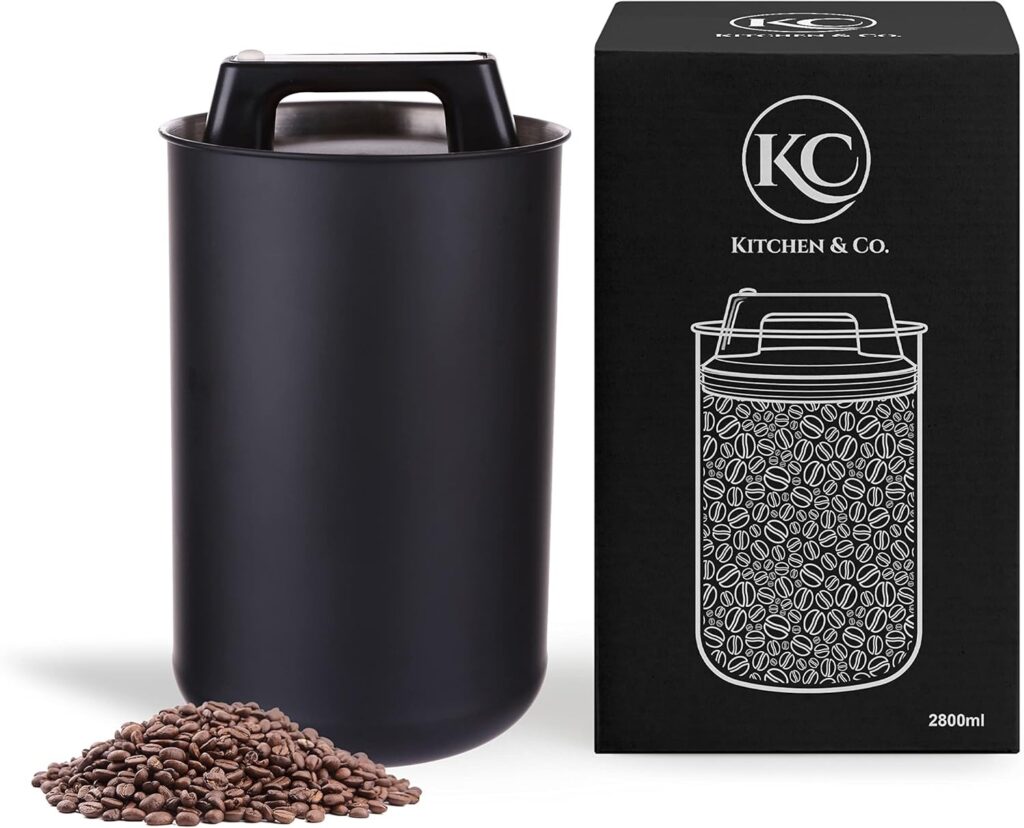 KC Kitchen bote hermético café 1 kg como usar