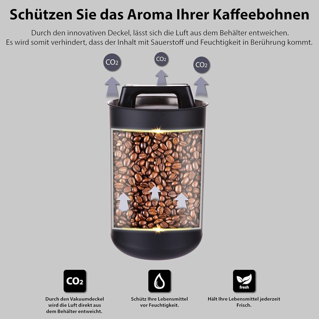 KC Kitchen bote hermético café 1 kg
