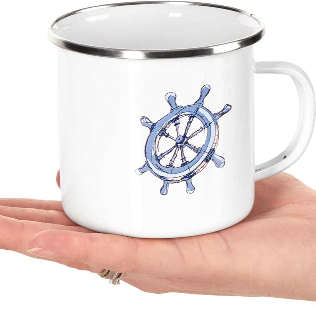 3x Tazas esmaltadas