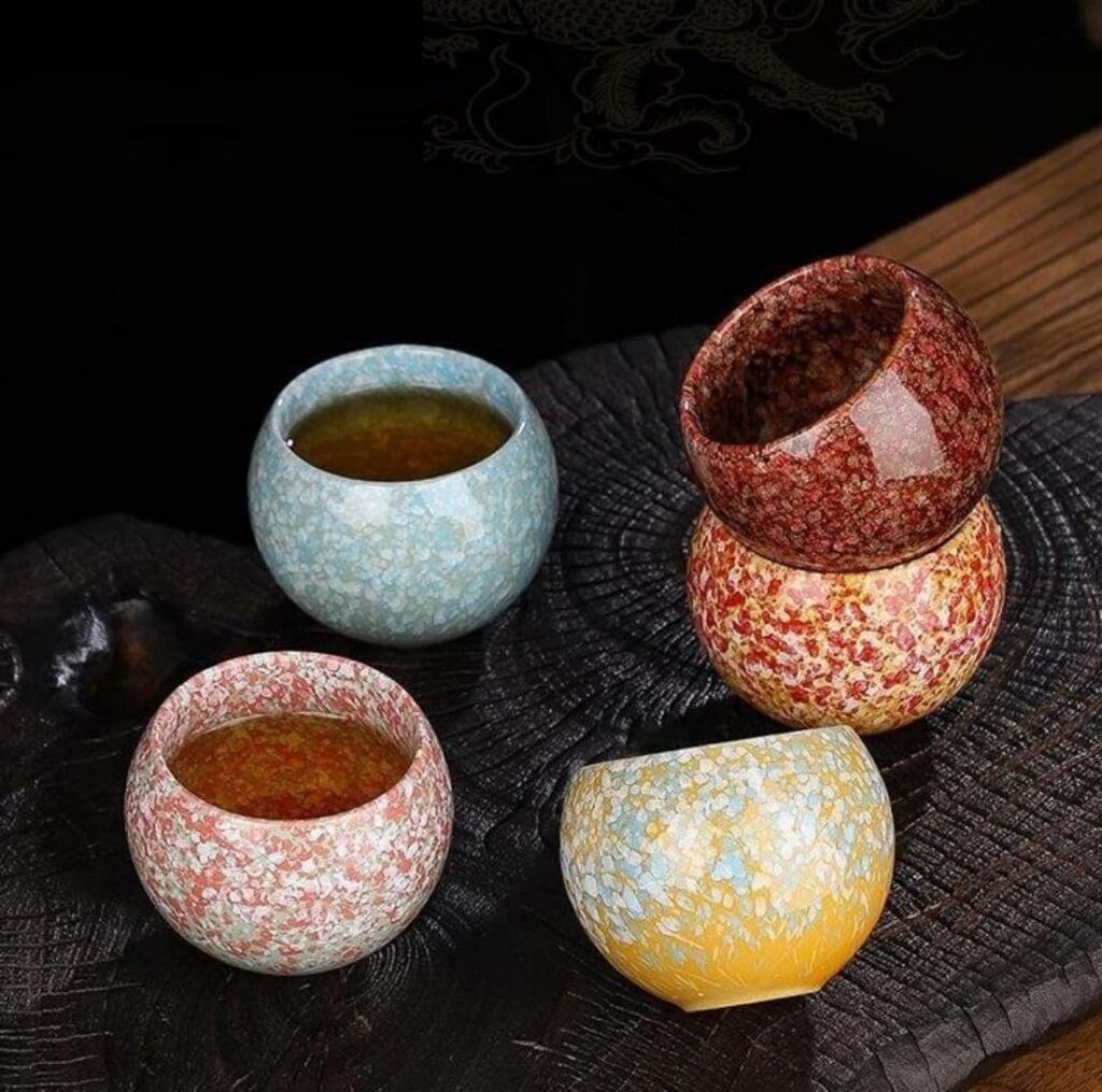 vaso de cristal o taza de cerámica