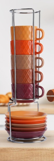 vaso de cristal o taza de cerámica