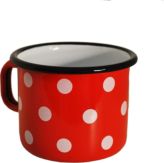 Surtido de 6 Tazas de Metal esmaltado