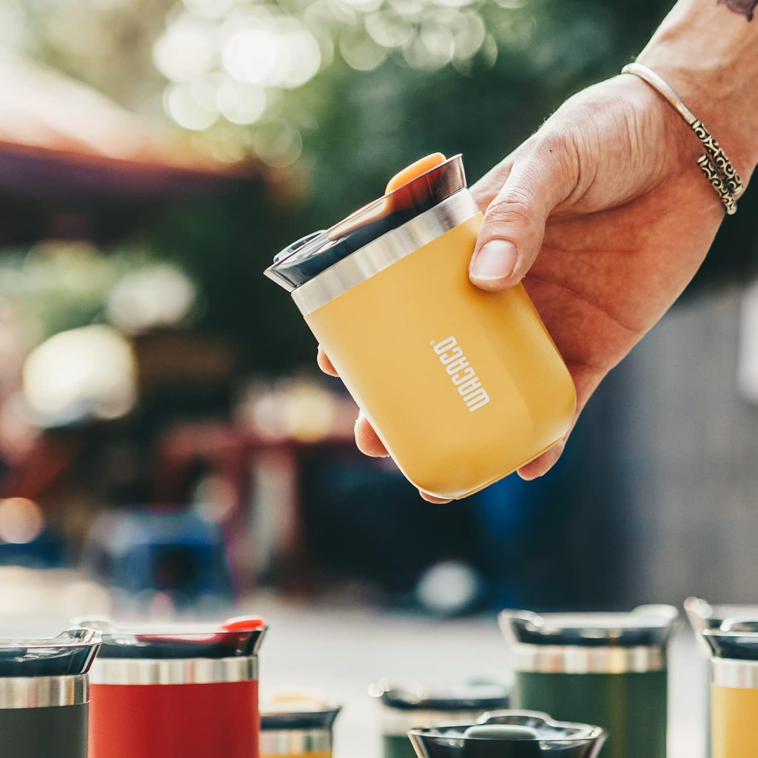 WACACO Octaroma Classico Taza de Café para Llevar de Aislamiento al Vacío