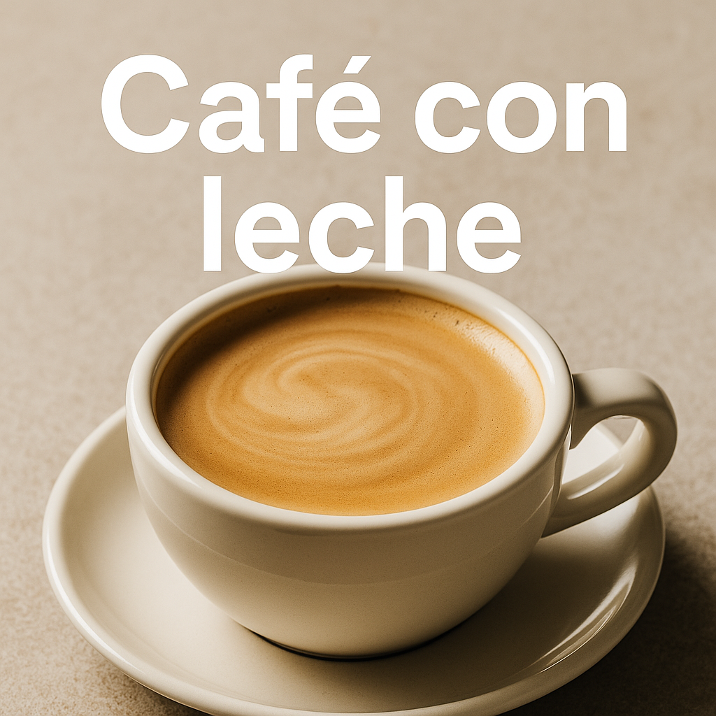 café con leche