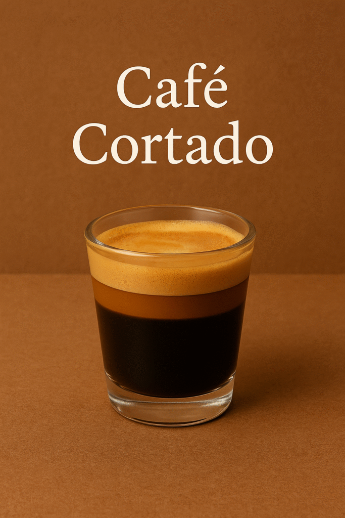 café cortado