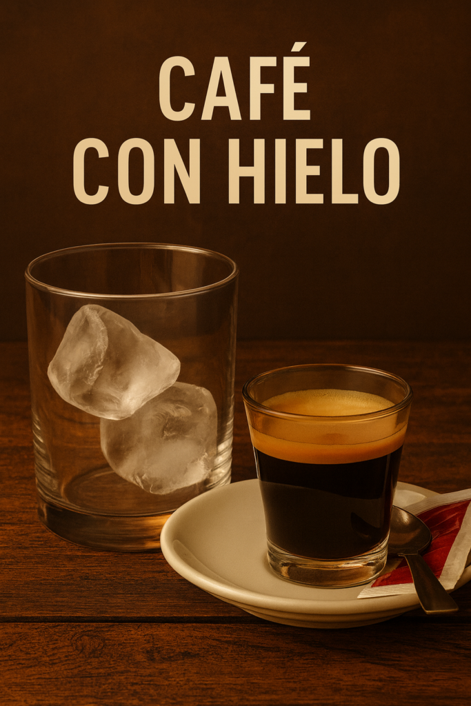 café con hielo