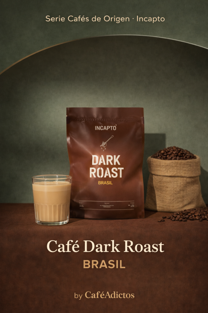 café dark roast brasil Incapto